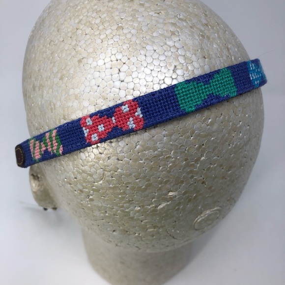 Bow Tie Needlepoint Sunglass Strap - Picture 3 of 8